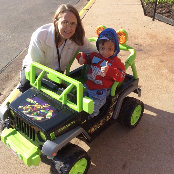 Jahan with Ms. Penni.